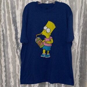 The Simpsons Bart Simpson Graphic Shirt Men’s Size XL 🔥 BL1
